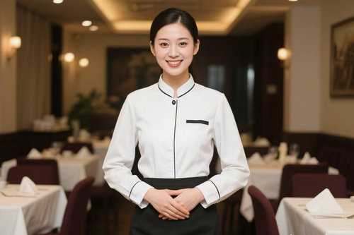 河南定做服务员工装,郑州咖啡店工作服定制的价格一般是多少？
